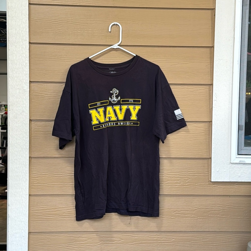 Navy shirt!